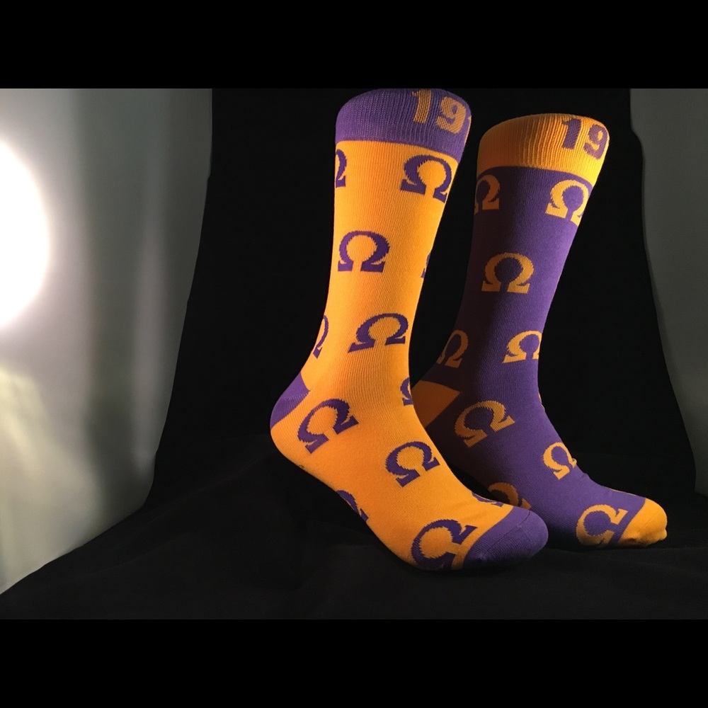 Omega psi phi casual/dress socks